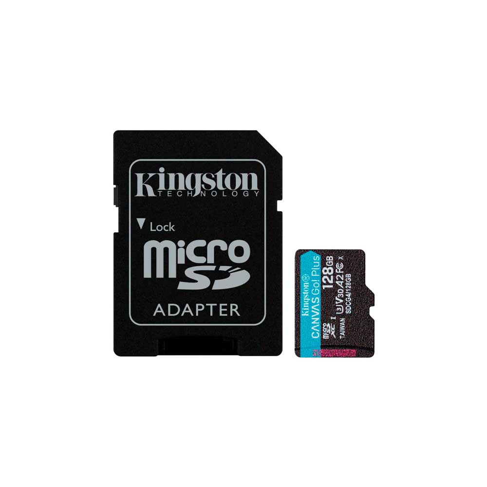 fastrax_123556_69f3c88370034.jpg MEMORIA MICRO SD KINGSTON 128GB CANVAS GO PLUS SDCG4/128GB 200/160 - Imagen 1