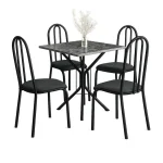 JUEGO DE MESA FABONE BRASILIA 1.10M CON 4 SILLAS MADRI GRAN