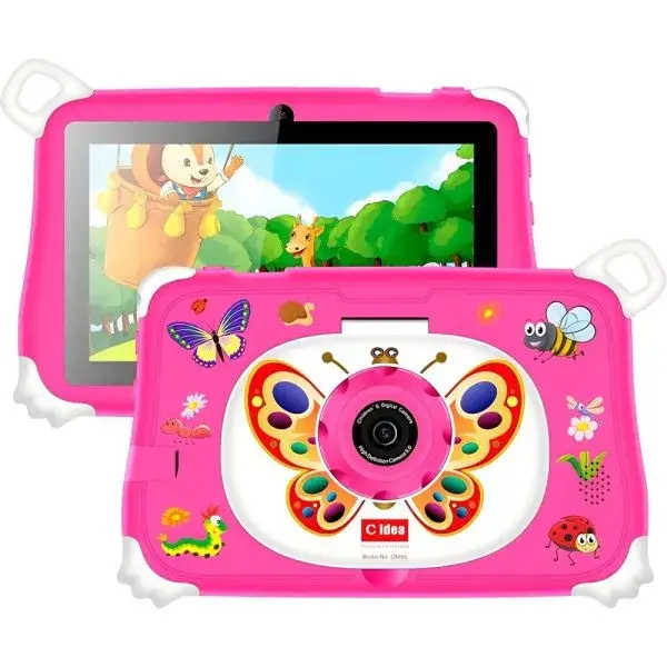 1764673369EFhDBvrD TABLET C IDEA KIDS CM86 7¨ WIFI 8/128 GB PINK - Imagen 1