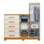 COMODA NEW MASTER CINAMOMO MATE/OFF WHITE - Imagen 3