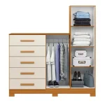 COMODA NEW MASTER CINAMOMO MATE/OFF WHITE - Imagen 2