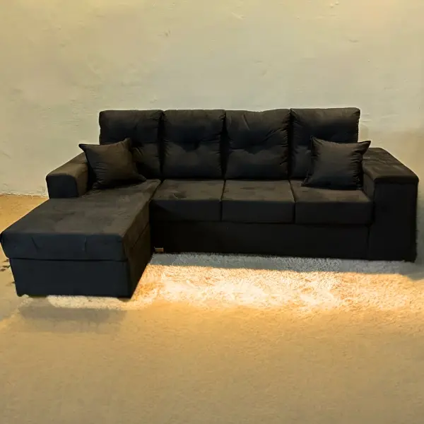 MKP023734__600__600__SOFA-MOVELMAX-VICTORIA-3-+-CHAISE-NEGRO-C--BAUL-+-2-ALMOHADAS SOFA MOVELMAX VICTORIA 3 + CHAISE NEGRO C/ BAUL + 2 ALMOHADAS - Imagen 1