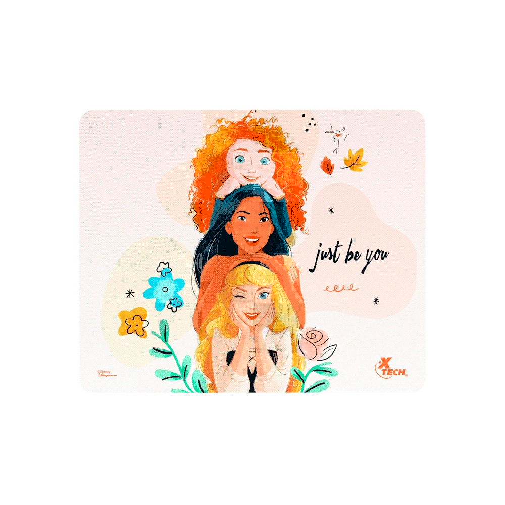 fastrax_100755_69fb95653221e.jpg MOUSE PAD XTECH XTA-D100PS 22X18CM DISNEY PRINCESA - Imagen 1