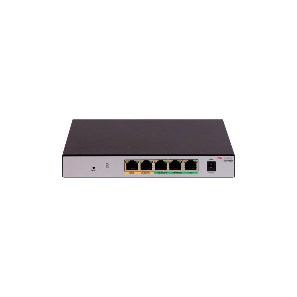 fastrax_114561_6a0c3a6d8646f.jpg ROUTER HIKVISION DS-3WG105G-SI 5P 2WAN GBPS/3LAN GBPS/100 USERS - Imagen 1