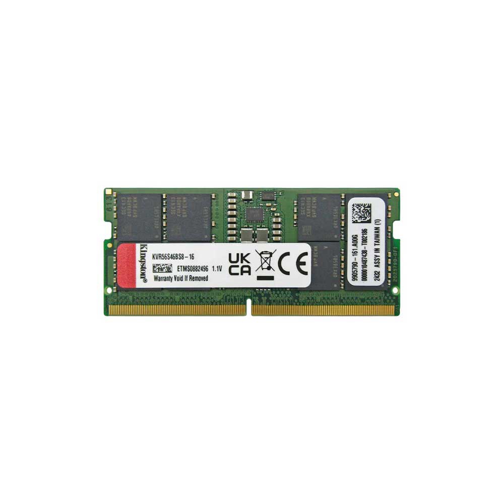 fastrax_115872_69fad07477e8a.jpg MEMORIA RAM P/NB DDR5 16GB 5600 KINGSTON KVR56S46BS8-16 - Imagen 1