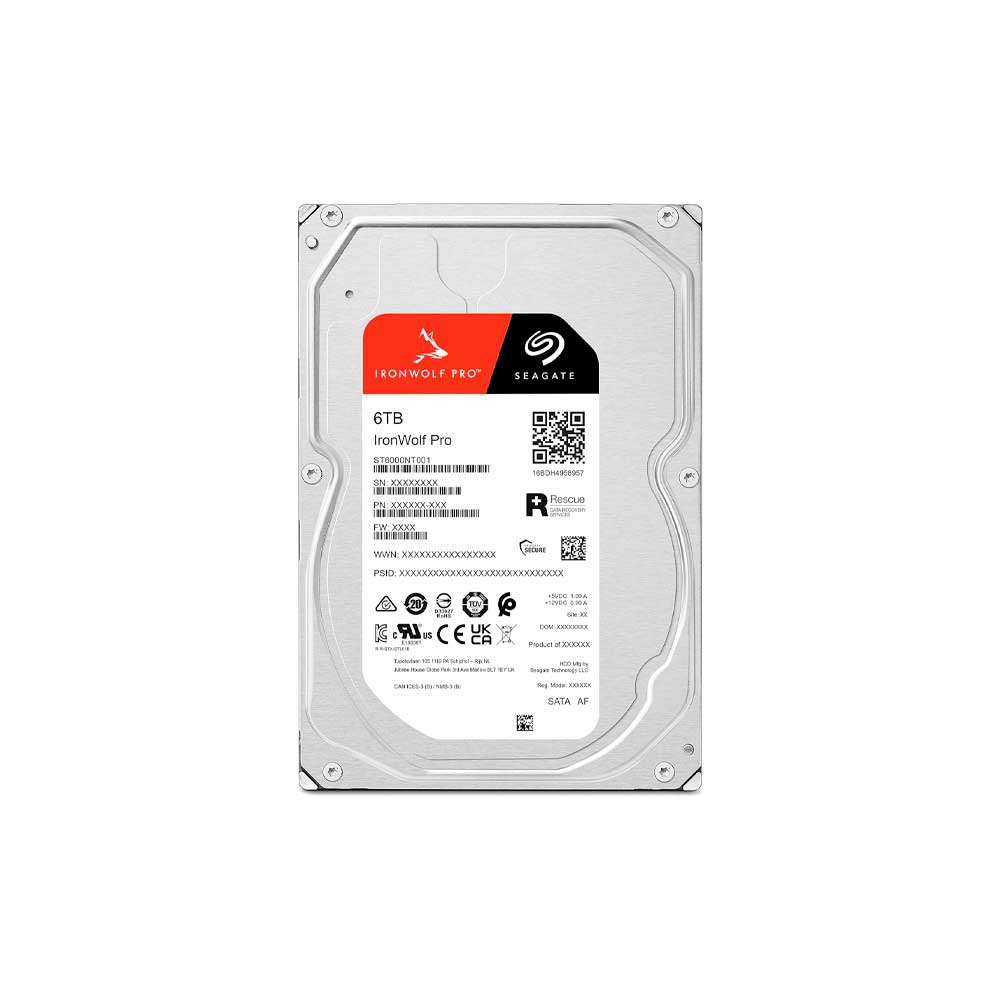 fastrax_115926_69ff438f95970.jpg DISCO DURO SATA3 6TB SEAGATE IRONWOLF PRO 7200 256MB ST6000NT001 (GARANTIA BR) - Imagen 1