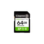 MEMORIA SD KINGSTON 64GB CANVAS SELECT PLUS SDXC CLASS 10 SDS3/64GB