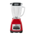 LICUADORA OSTER 1.5 LTS JARRA DE VIDRIO COLOR ROJO