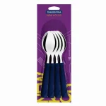 CUCHARA P/MESA AZUL NEW KOLOR BLISTER X12 - Imagen 2