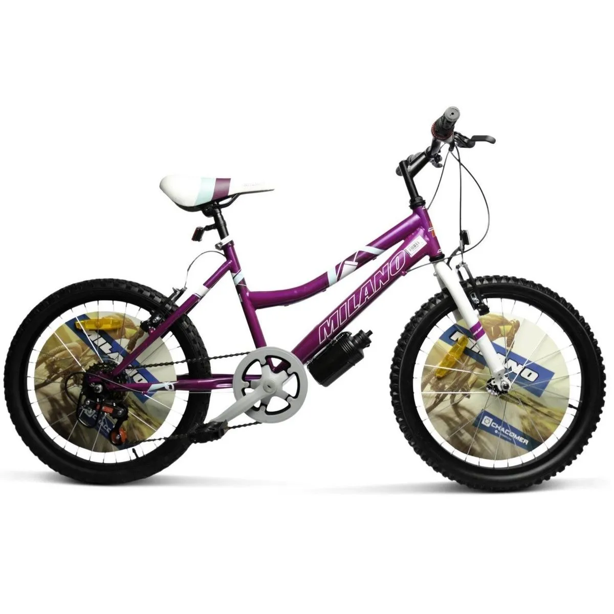 318695-1200-auto BICICLETA MILANO ACTION DAMA 20 LILA - Imagen 1