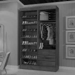 ROPERO ZAPATERA GEORGIA 2 PUERTAS DESLIZANTES C/ ESPEJO ABBA - Imagen 2