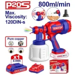 PISTOLA DE PINTAR 800ML + 1X BATERIA 20V 2AH EMTOP