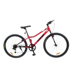 BICICLETA CALOI NEW RIDER 24¨ 7V ROJO