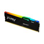 MEMORIA RAM DDR5 16GB 6400 KINGSTON FURY BEAST BK KF564C32BBEA-16 RGB - Imagen 2
