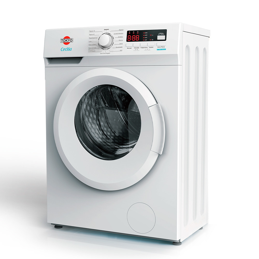 EDTLMCECILIASLIM6-N LAVARROPAS AUTOMATICA TOKYO CECILIA CLEAN MAS SLIM 6KG 1000RPM - Imagen 1