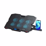 Soporte Cooler para Notebook 6 ventiladores y soporte para celular KVC-770