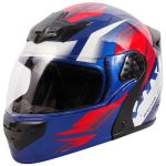 CASCO MIXS GLADIATOR MODULAR STORM AZUL 58