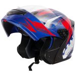 CASCO MIXS GLADIATOR MODULAR STORM AZUL 58 - Imagen 5