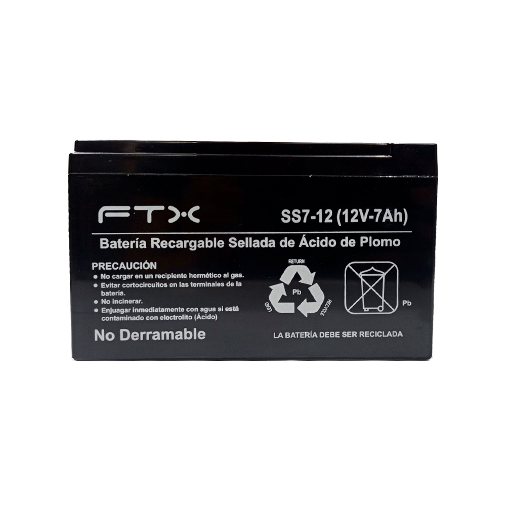 fastrax_105248_6a615a288237a.jpg BATERIA RECARGABLE FTX 12V 7A SS7-12 - Imagen 1
