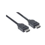 CABLE HDMI-HDMI 306119 4K@30HZ/ 3D/ HDMI MACHO A HDMI MACHO/ BLINDADO/ NEGRO/ 1,8 M BOLSA - Imagen 8