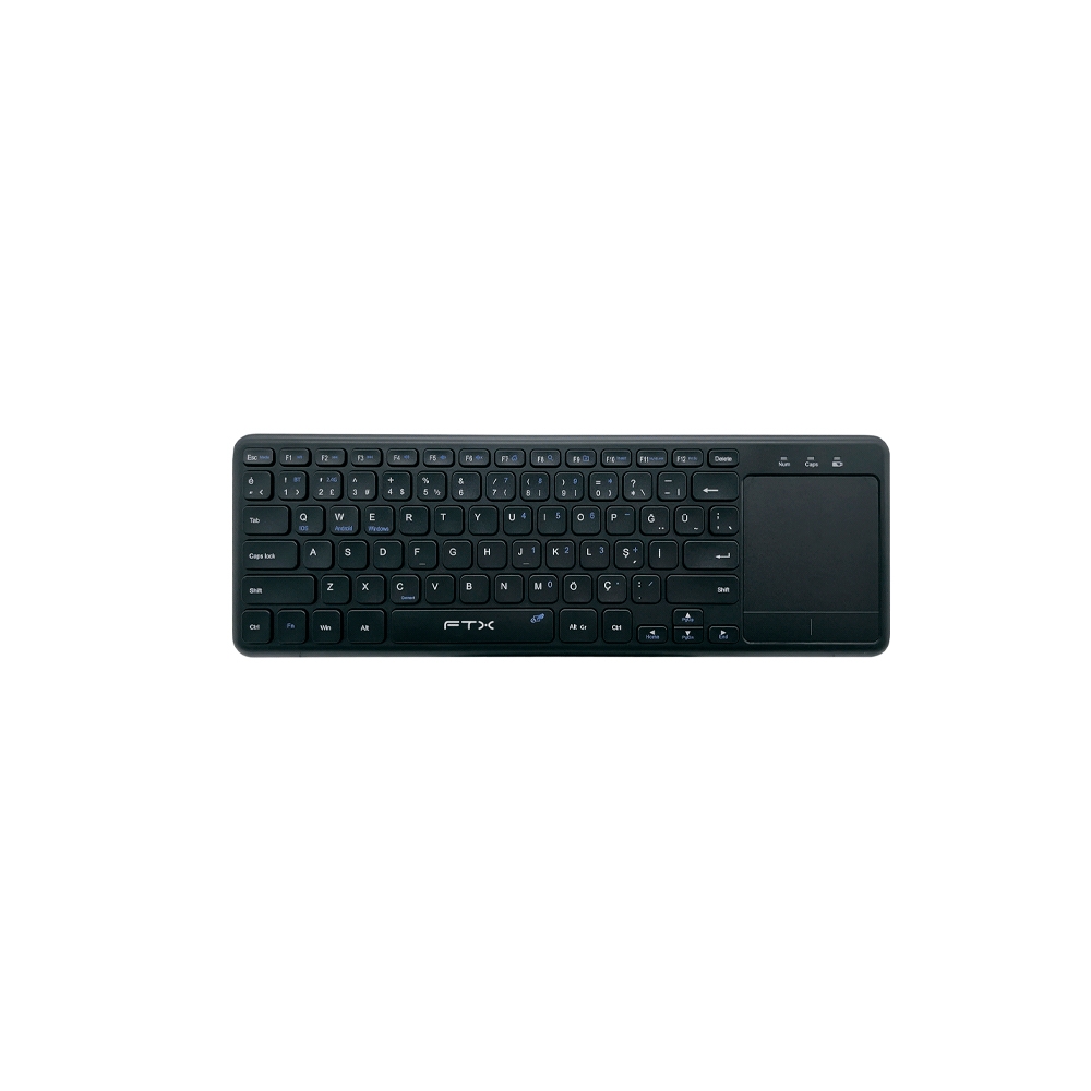 fastrax_106016_6a615a3114943.jpg TECLADO + TOUCH PAD FTX BLUETOOH FTXB023 ESP/NEGRO - Imagen 1