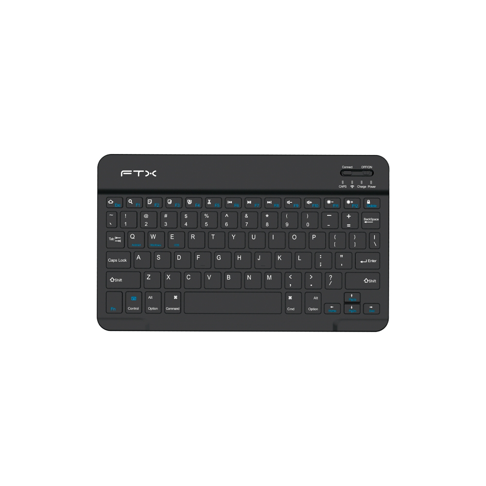 fastrax_106207_6a615a4b26778.jpg TECLADO FTX BLUETOOTH FTXB09 ESP/NEGRO - Imagen 1