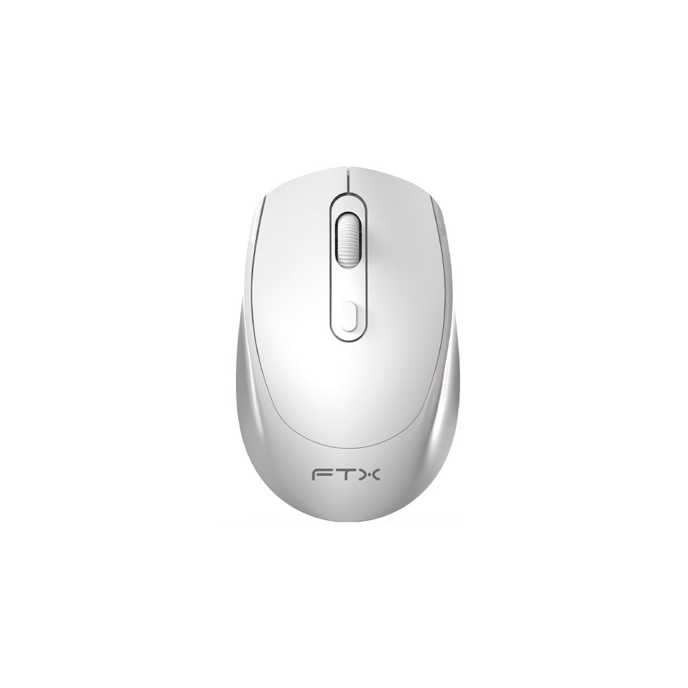 fastrax_107037_6a615a5472caa.jpg MOUSE FTX WIRELESS DUAL-MODE FTXG22 1600DPI/4 BOTONES/RECARGABLE/ BLANCO - Imagen 1