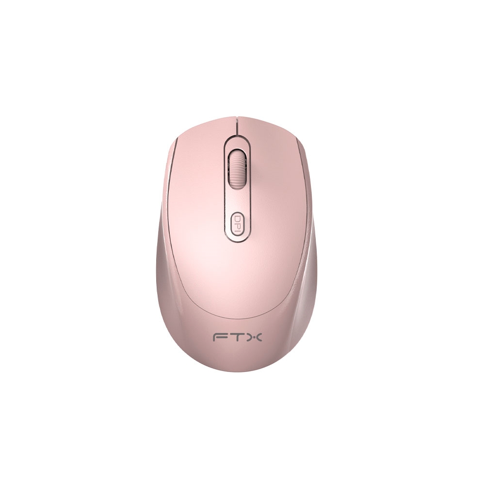fastrax_107044_6a615a5594213.jpg MOUSE FTX WIRELESS DUAL-MODE FTXG22 1600DPI/4 BOTONES/RECARGABLE/ ROSADO - Imagen 1