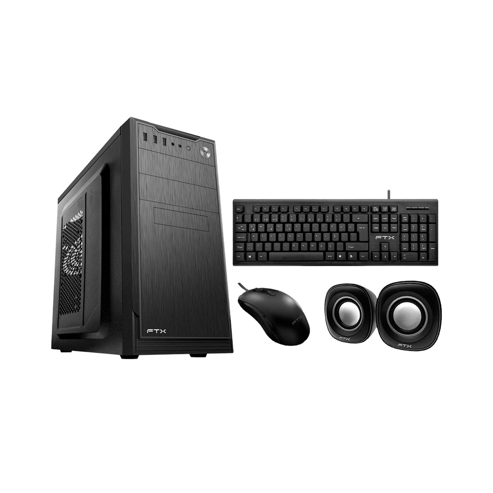 fastrax_107556_6a615a5b52e25.jpg GABINETE KIT FTX5852 500W+ MOUSE+ TECLADO PORTUGUES+ SPEAKER - Imagen 1
