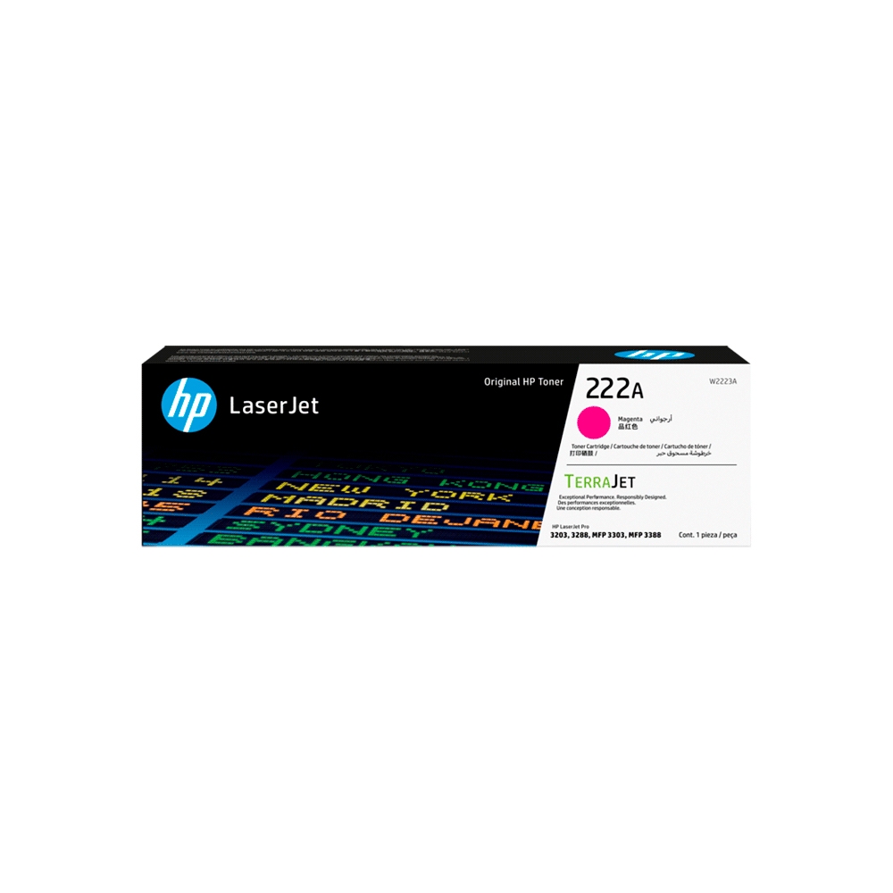 fastrax_108515_6a4658276bb02.jpg TONER HP 222A MAGENTA W2223A LJ PRO M203/MFP 3201/3204/3288/3303/3388 - Imagen 1