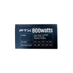 FUENTE FTX 800W FTX-CFA-800W 110/220V NEGRO - Imagen 3