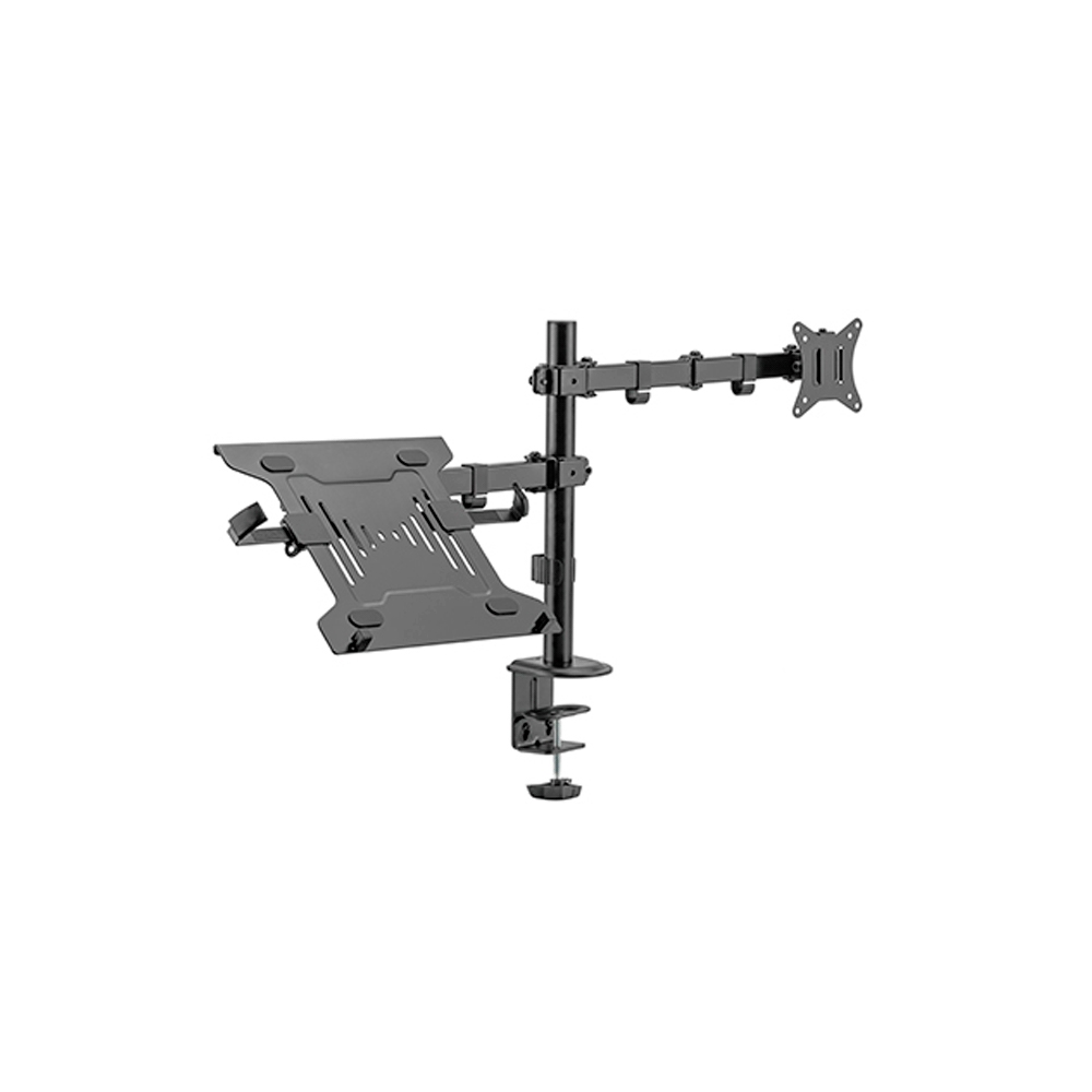fastrax_110235_6a615a8d11c6d.jpg SOPORTE P/1MON-1NB FTX FTX66-C024ML 15.6" A 32" 9KG/ART/INC45°/GIR90°/ROT180° - Imagen 1