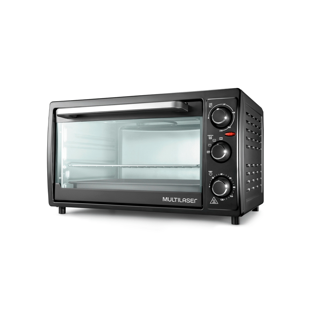 fastrax_110303_6a55131c999eb.jpg HORNO ELECTRICO MULTILASER CE025USA 46L 1680W 110V NEGRO - Imagen 1