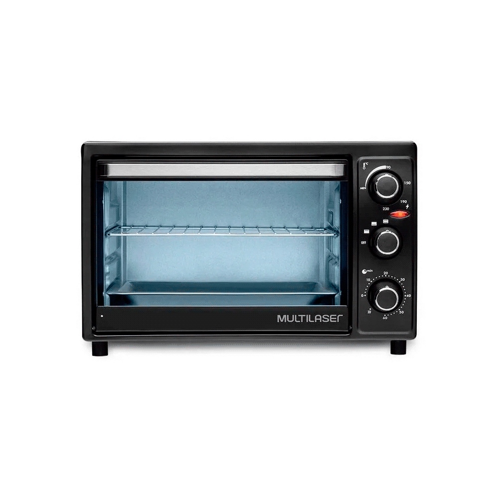 fastrax_110372_6a44f8b5eb990.jpg HORNO ELECTRICO MULTILASER CE150USA 20L 1460W 110V NEGRO - Imagen 1