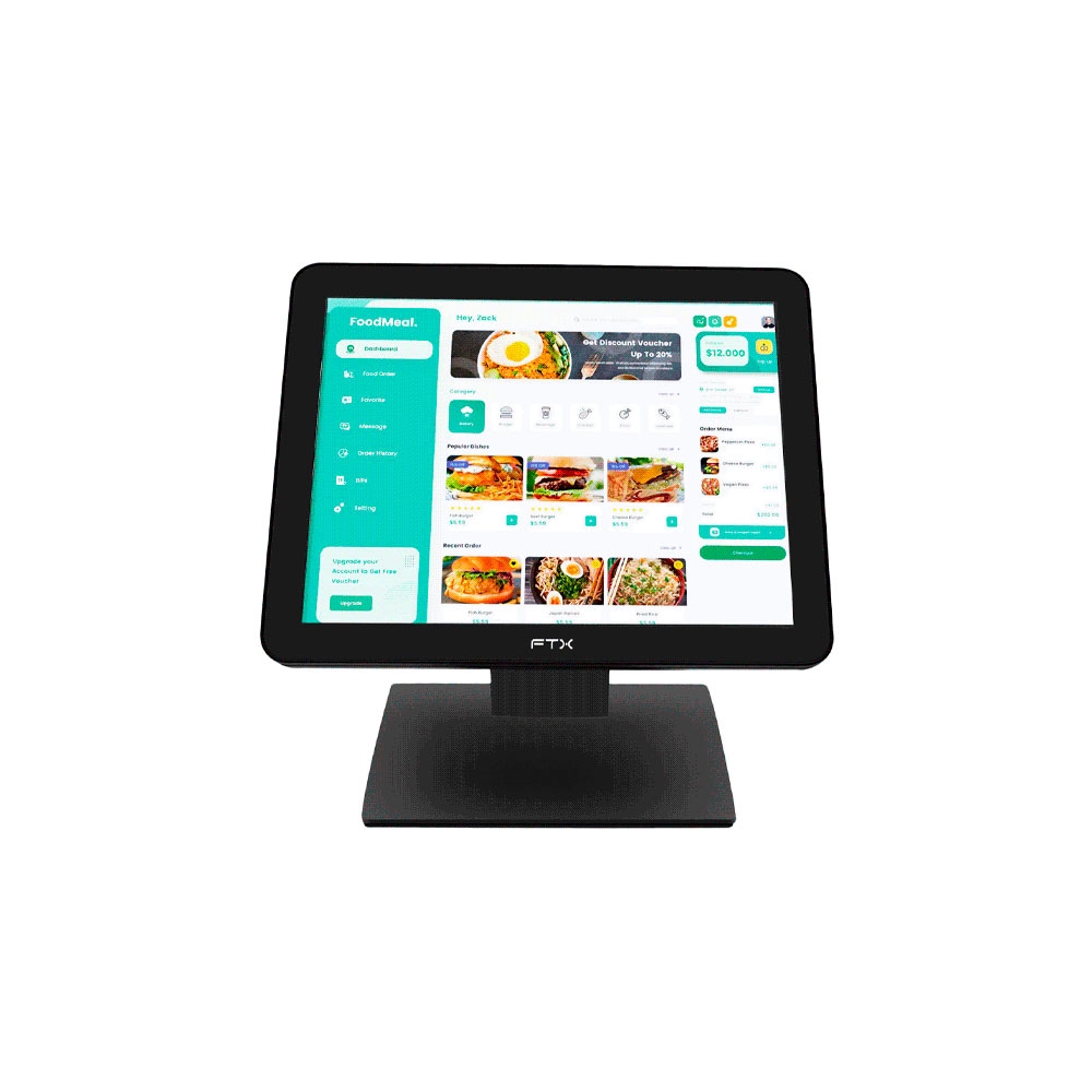 fastrax_110914_6a615ab1ddb80.jpg MONITOR TOUCH FTX 19" CAPACITIVE MT19V2 VGA/HDMI/USB/1JACK CON BISEL/5MS C/LAPIZ - Imagen 1
