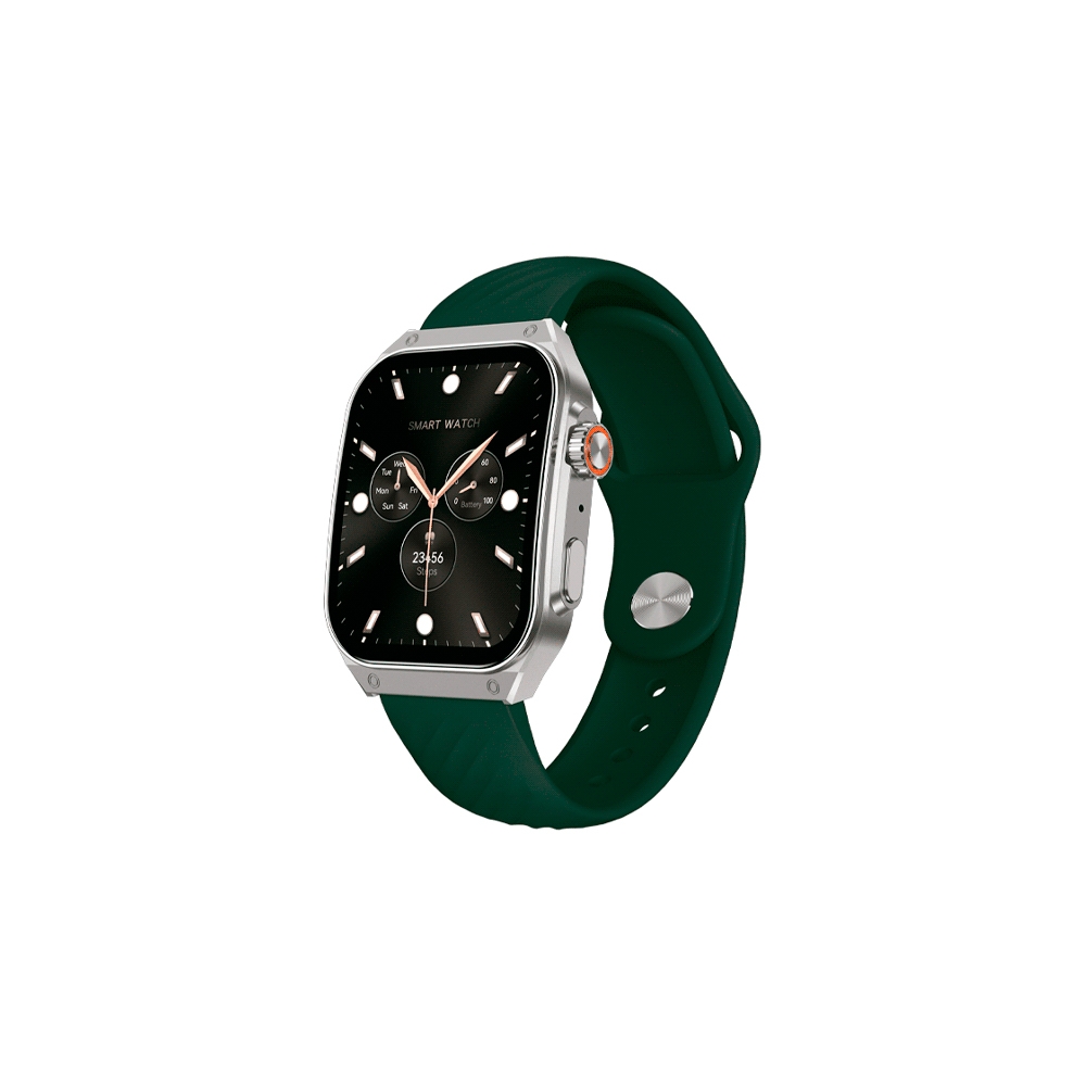 fastrax_111836_6a615aec3677c.jpg SMARTWATCH FTXAM15-SVGRE 51MM PLATA/VERDE ANDROID/IOS/BT/FREC. CARD - Imagen 1