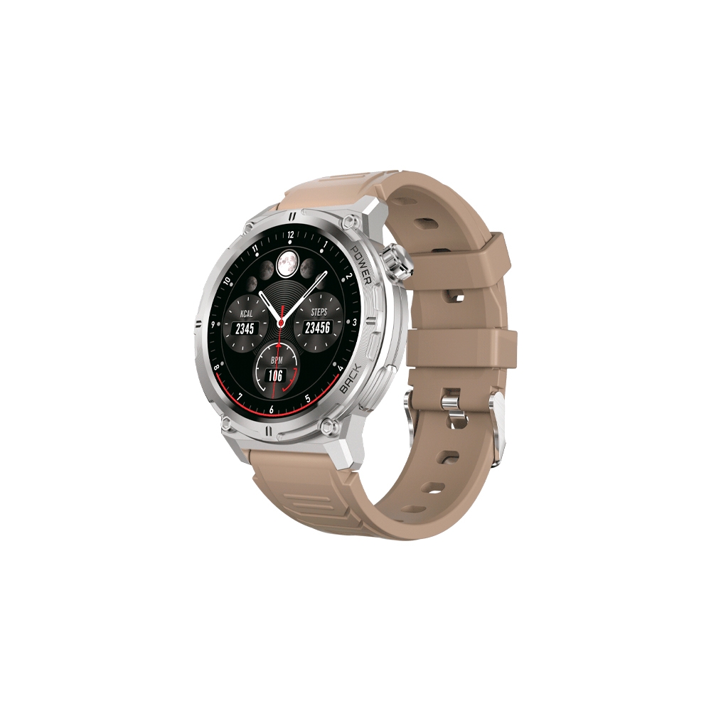 fastrax_111959_6a615b0b8d5be.jpg SMARTWATCH FTXR20-SVBE 57MM PLATA/BEIGE ANDROID/IOS/BT/FREC. CARD - Imagen 1