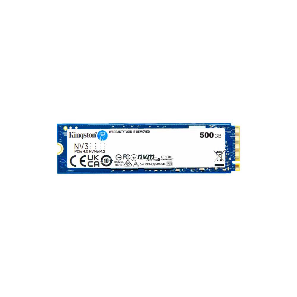fastrax_114868_6a5654cbf3a8a.jpg SSD M.2 NVME 500GB KINGSTON SNV3S/500G 5000/3000MB/S PCIE 4.0 - Imagen 1