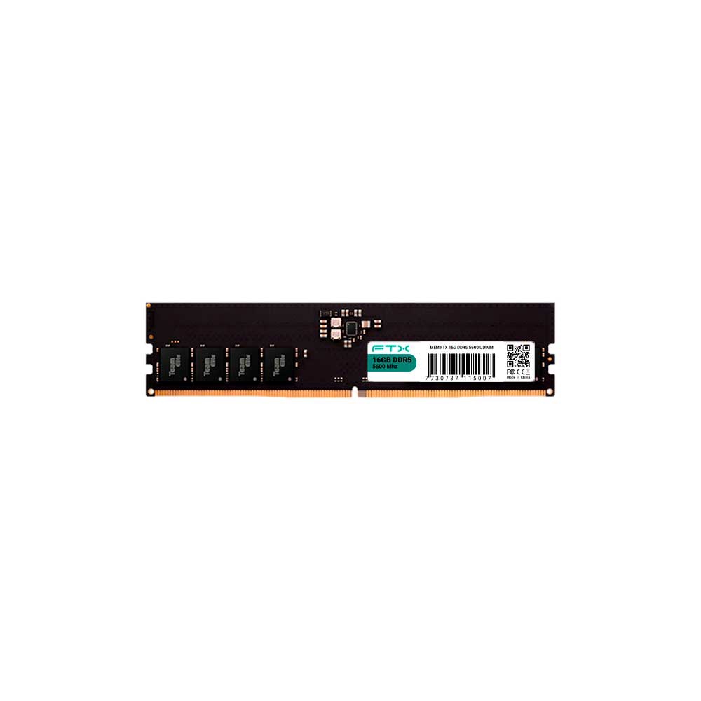 fastrax_115001_6a615b2c07263.jpg MEMORIA RAM DDR5 16GB 5600 FTX 115007 - Imagen 1