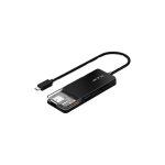 HUB 6 EN 1 USB-C - HDMI/USB-A/USB-C/SD FTX-HUBT4-PB 4K/30HZ/100W/5GBPS