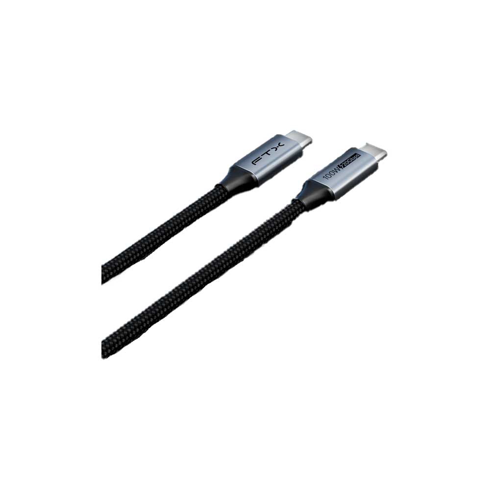 fastrax_115681_6a615b6db2c2d.jpg CABLE USB-C 3.2 M/M 2M FTX-C160-PU31-CMCM2-AG2 20GBPS/100W/20V/5A/4K/60HZ/1080P/120HZ - Imagen 1
