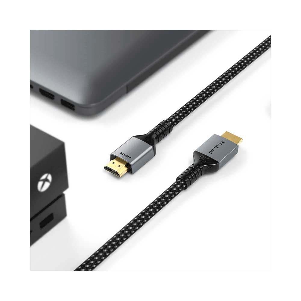 fastrax_115711_6a615b72e1a8c.jpg CABLE HDMI M/M 1M FTX-HD8K-AG1 HDMI2.1/8K/60HZ/4K/120HZ/48GBPS - Imagen 1