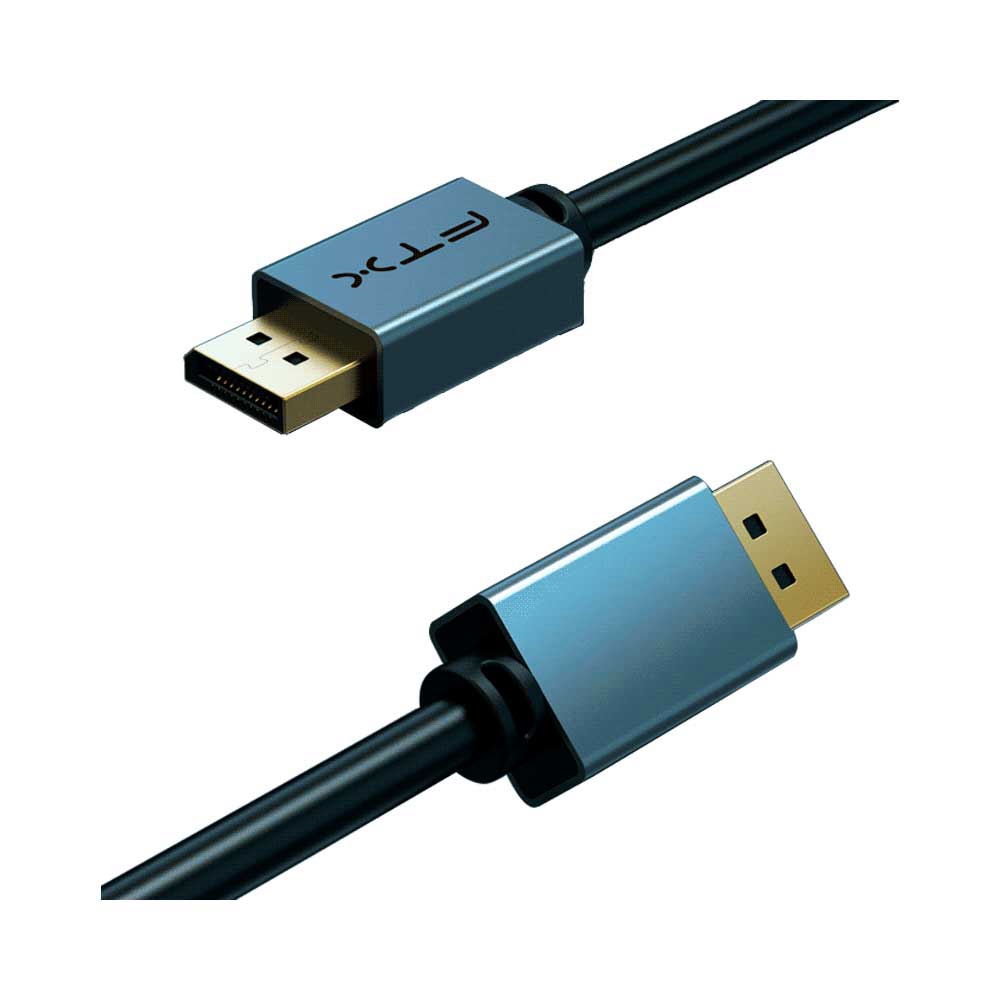fastrax_115834_6a615b8ad5b3f.jpg CABLE DISPLAYPORT M/M 5M FTX-AV585-P01G-SG5 DP1.2/4K/120HZ/30AWG - Imagen 1