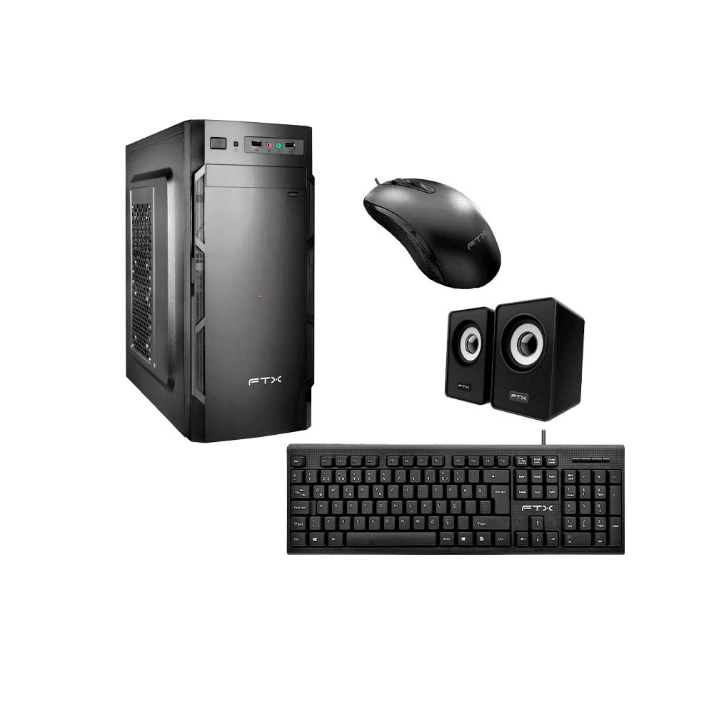 fastrax_116886_6a615b9007a00.jpg GABINETE KIT FTX3135 500W+ MOUSE+ TECLADO PORTUGUES+ PARLANTE - Imagen 1