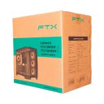 GABINETE GAMER FTX-TANKBK VIDRIO TEMPLADO AQUARIO ATX/MATX/MITX NEGRO - Imagen 4