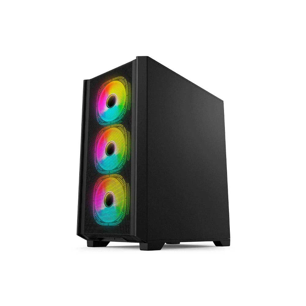 fastrax_121064_6a615bc944e7b.jpg GABINETE GAMER FTX-702BK VIDRIO TEMPLADO MATX/MITX NEGRO - Imagen 1