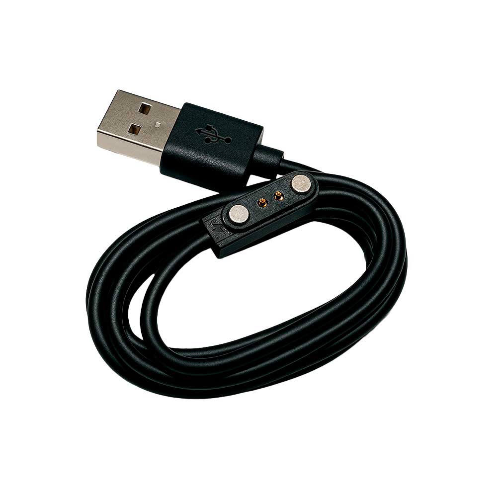 fastrax_121514_6a615bd0aab35.jpg CABLE CARGADOR SMARTWATCH FTX 2 PINES NEGRO PARA R24/ R20/ F24 60CM - Imagen 1
