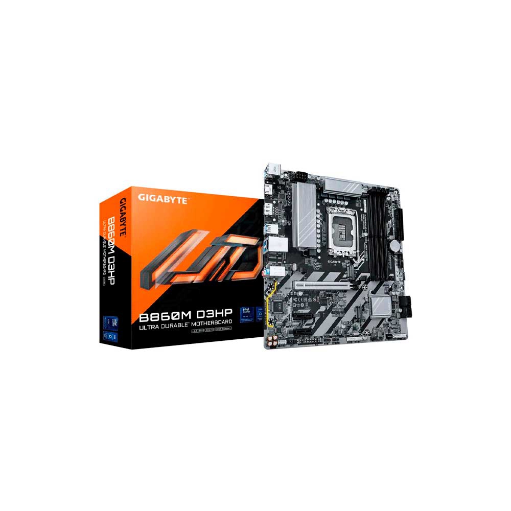 fastrax_122054_6a551309d6b1c.jpg PLACA MADRE GIGABYTE 1851 B860M D3HP DDR5 S/R/HDMI/DP/2M2/USB3.2/MATX - Imagen 1
