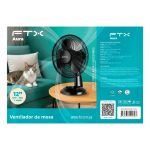 VENTILADOR DE MESA FTX 3 VEL AURA 45W 220V NEG/MET HB-TF-15-02 - Imagen 5