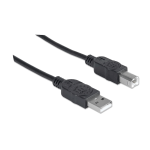 CABLE USB PRINTER 333368 1.8MTS USB A MACHO/ B MACHO 480 MBPS NEGRO BOLSA - Imagen 4